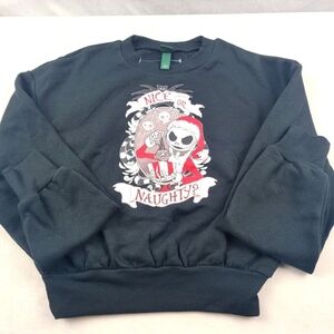 NWOT Wild Fable black cropped Jack Skellington Nightmare Before Christmas Sm